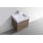Parsonage Single Bathroom Vanity with Acrylic Top-1591253563