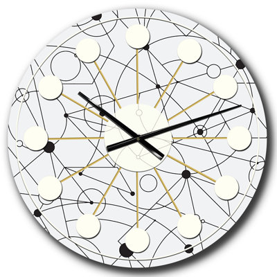 Horloge murale rétro Mid-Century