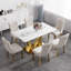 Hoppus 6 - Person Pedestal Dining Set-588907976-588907973