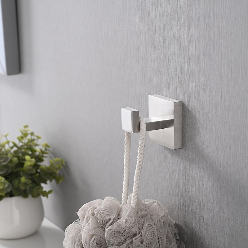 4- Piece Bathroom Hardware Set, Brushed Nickel