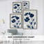 Indigo Bloom I, reproduction encadrée - bois massif 47663-213918853