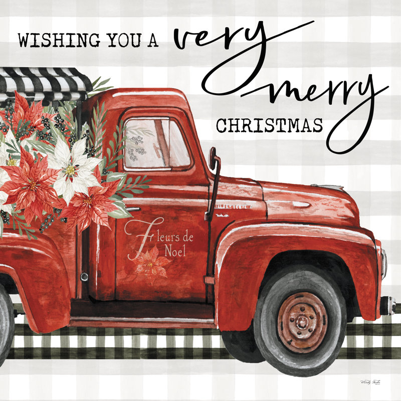 Un très joyeux Noël 2883687, H 12 po x l 12 po, Non, Wrapped Canvas