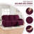 Wald 3 Seats Jacquard Recliner Chair Covers Furniture Protector Recliner Slipcovers With Elastic Bottom For Kids Pets-1282451961