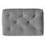 Revêtement gris avec capitonnage à boutons, élément de salon moderne, 18 po x 28,5 po 17,88 po, assemblage requis, revêtement élégant 17,76 28,62 17,88 po, requis