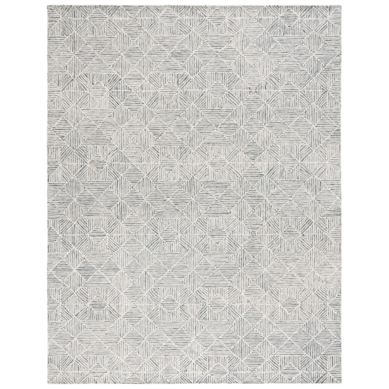 Geometric Hand Tufted Area Rug, Rectangle 244 x 305cm