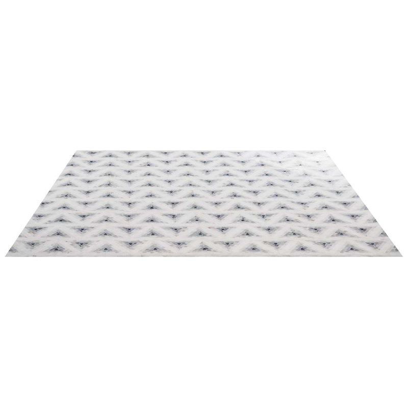 Ako 5" Triangle Marble Micro Mosaic Tile, Grigio Gray