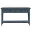 Classic Retro Style Console Table With 3 Top Drawers & Open Style Bottom Shelf-91376683