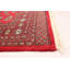 Tapis unique en laine noué à la main Bokhara rouge de 6 pi x 9 pi Pulis