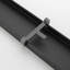 27.8 In.  Linear Shower Drain With Levelling Feet And Flange In Matte Black