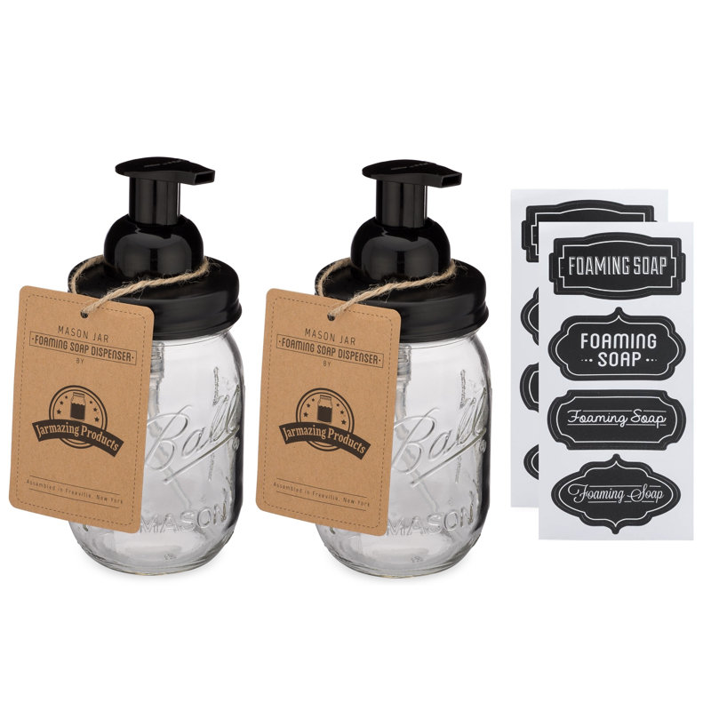 Distributeur de savon Mason, Noir