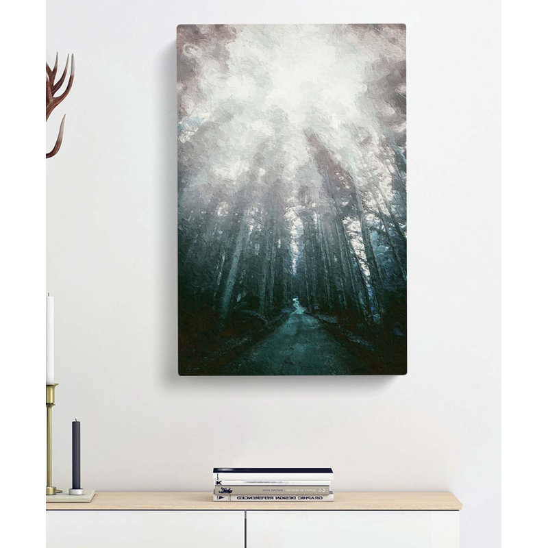 Down The Forest Path In Abstract by Pierre-Joseph Redoute - Wrapped Canvas, 60cm H x 40cm W x 3cm D