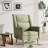 High-Back Mid-Century Chair - Wood Legs