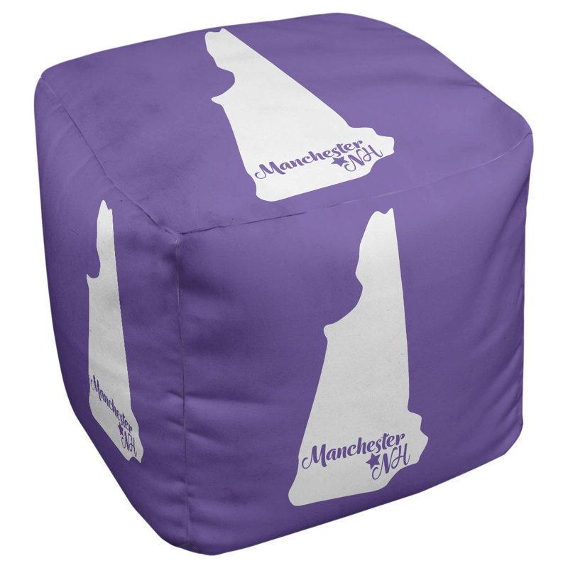 Repose-pieds à cubes new hampshire Manchester, Mauve