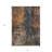 3' X 5' Blue Copper And Brown Abstract Washable Indoor Outdoor Area Rug