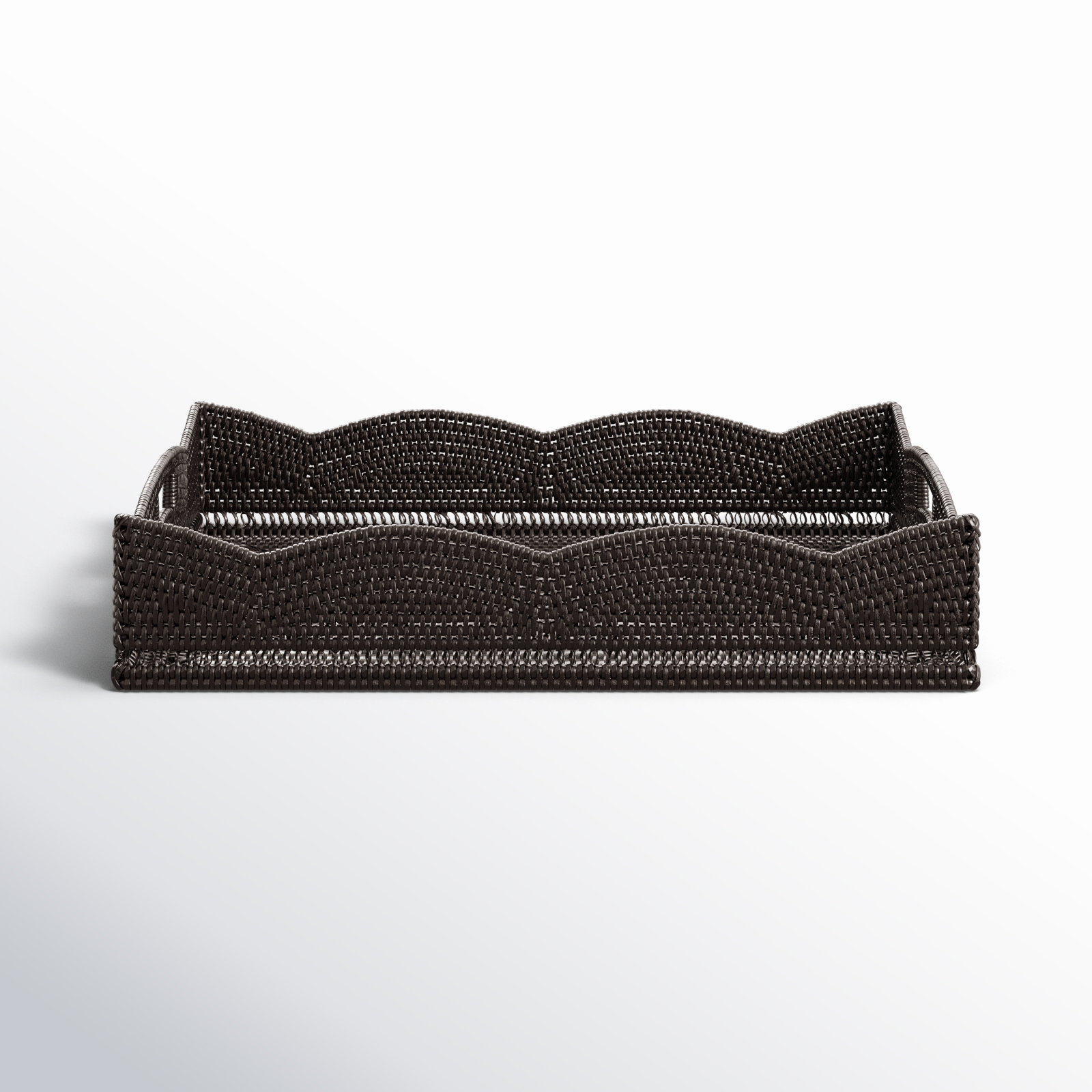Landry Decorative Tray, Tudor Black, Without Glass