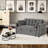 55.2'' Wide Modern Convertible Sofa Bed With Reclining Backrest And Pillows (Set of 2)-375435468