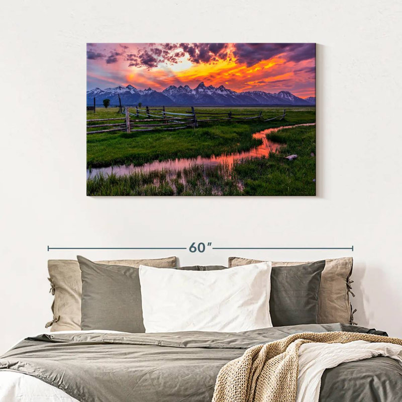 Alvord Grand Teton Radiance, H 30 po x l 45 po