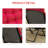 Outsunny Zero Gravity Chair, Folding Reclining Lounge Chair With Padded Cushion, Side Tray For Indoor And Outdoor, Supports Up To 264Lbs-764698656-764698660