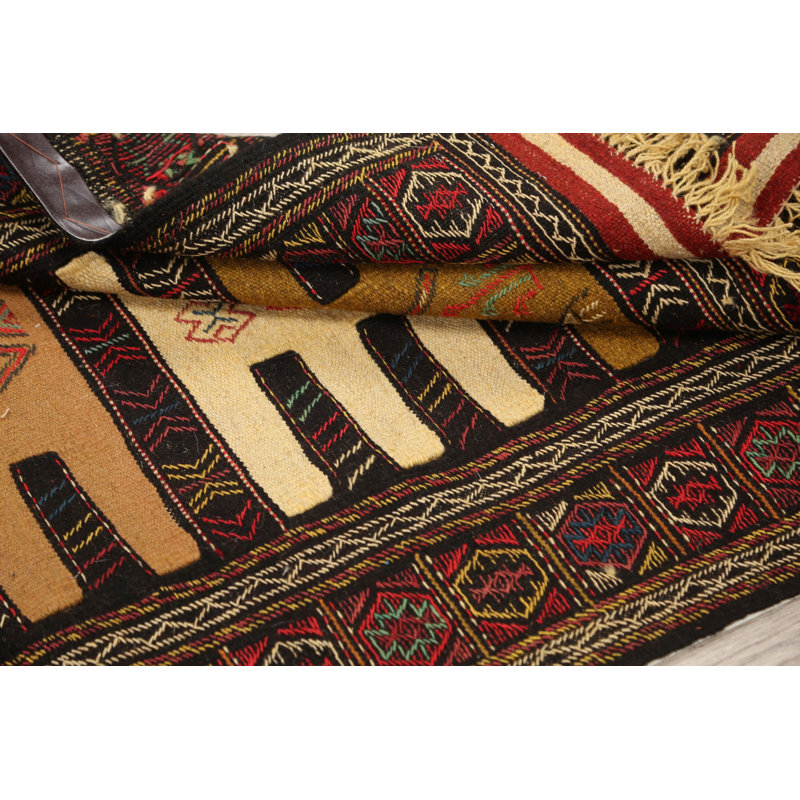 Tapis tissé à la main Kilim 3 x 6