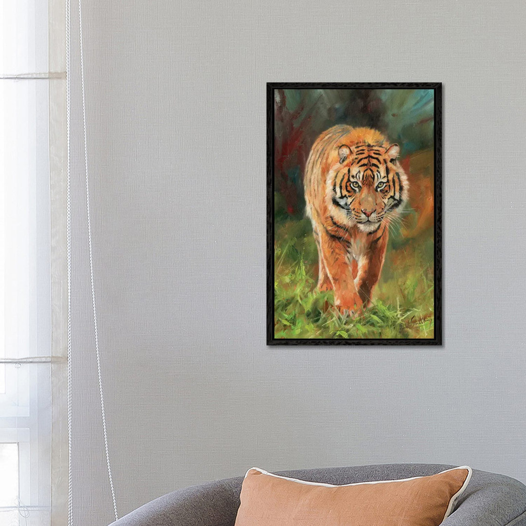 Amur Tiger von David Stribbling - Galerie-verpackte Leinwand Giclée auf Leinwand