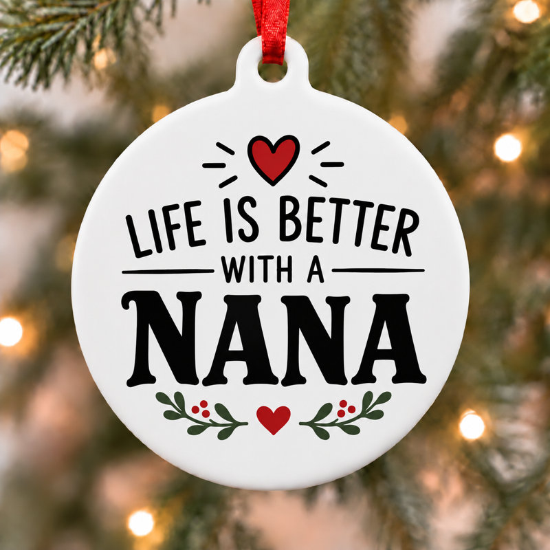 La vie est plus belle avec un décor de Noël de grand-maman