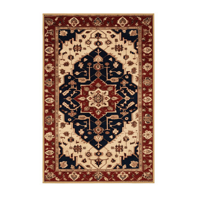 Machine Washable Persian Brown Area Rug