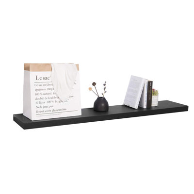 Derrance Floating Shelf Planter with Reclaimed Wood