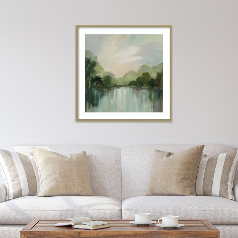 " Cool Spring Day " by Silvia Vassileva, 33" H x 33" W, Champagne