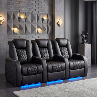 Upholstered Home Theater Seating