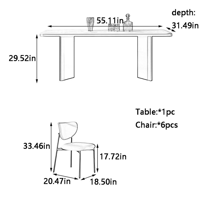 Humphery, 29.52"H x 55.11"L x 31.49"W