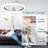 19In. Modern Smart Low Profile Flush Mount Ceiling Fan, Silent DC Motor Reversible Ceiling Fan For Bedroom