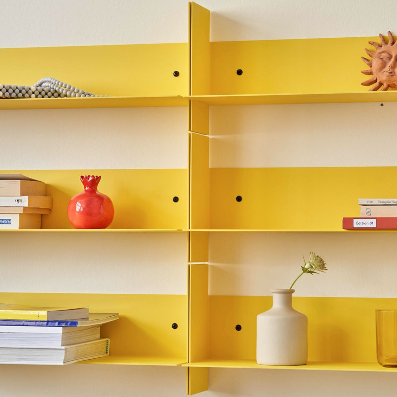 PLI Wall Shelf, Napoli Yellow, 23.62"W