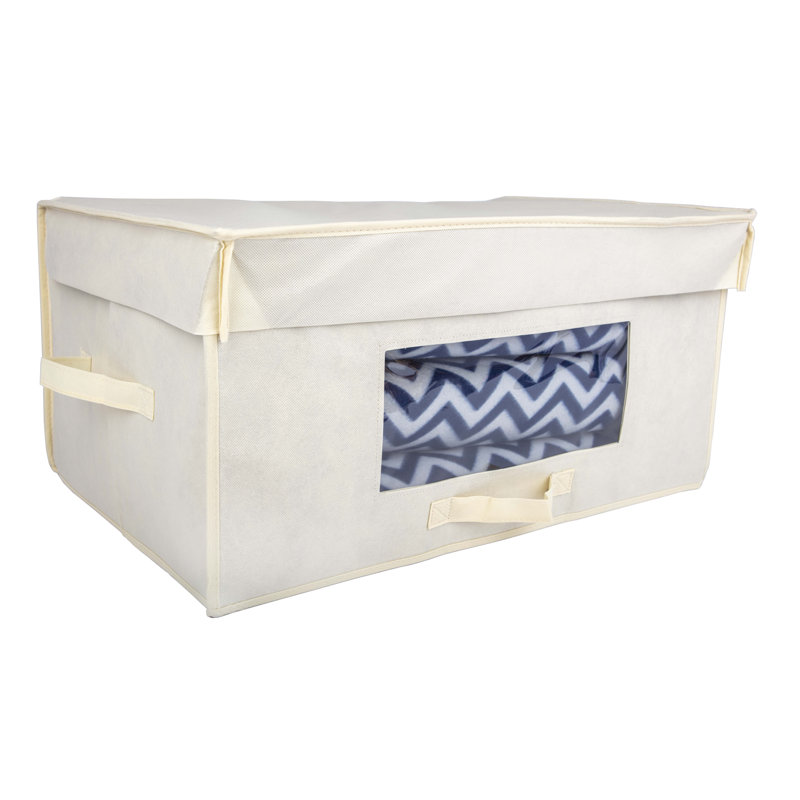Rangement sous le lit en tissu, Ivoire