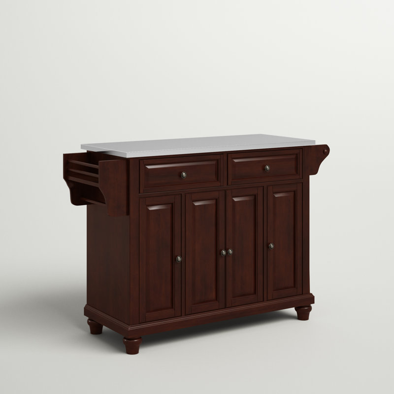 Haslingden Kitchen Island, Vintage Mahogany