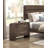 Transitional Two Drawers Nightstand 1Pc Solid Rubberwood