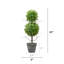 Topiaire d'eucalyptus artificiel en pot-2075677234