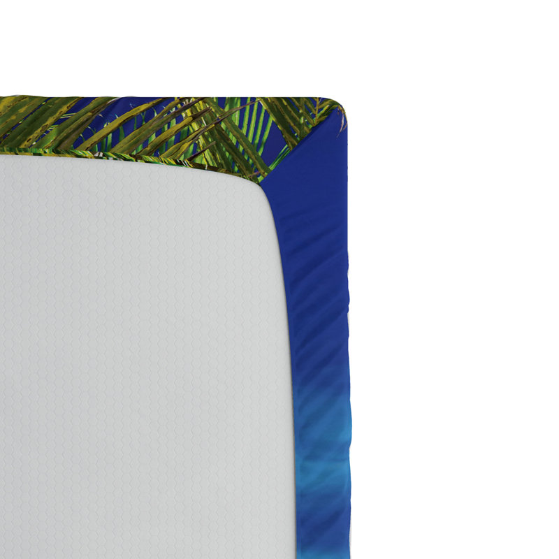 Microfiber Patterned Fitted Sheet, Full/Double Fitted Sheet