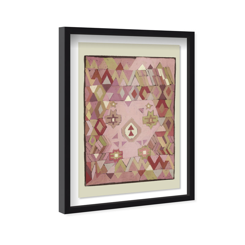 Tapestry Boehme II Framed Graphic Art, 37.5"H x 25.5"W, Black Shadowbox