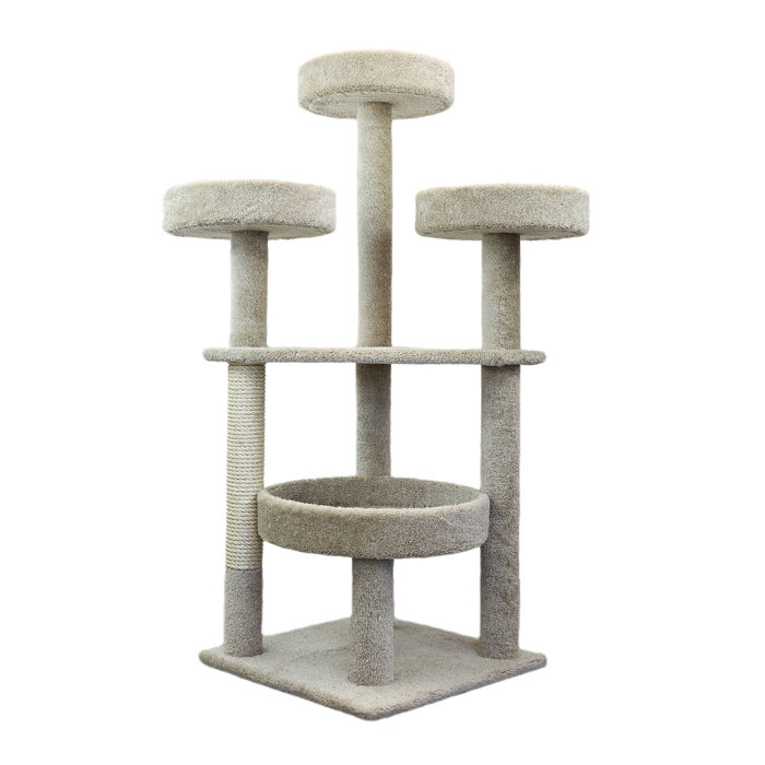 Prestige Cat Trees Maine Coon Tower Cat Condo & Reviews | Wayfair