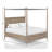 Dana Heights Canopy Bed – Mindi Veneers, Modern Transitional Wood Frame Bed-1612186890