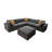 Mowywihead Full Compressed Modular Sectional-1058801058