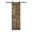 Porte de grange à panneaux en bois S Series avec trousse de quincaillerie d'installation-63170920-63170925