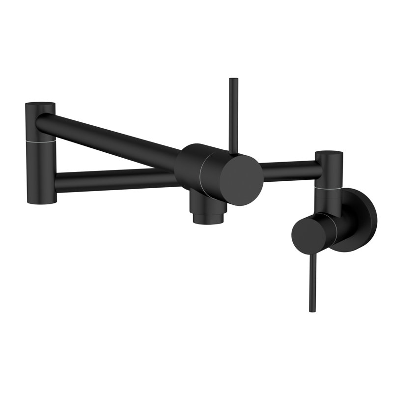 Logmey Kitchen Faucet, Matte Black