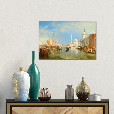 «The Dogana And San Giorgio Maggior», 1834, reproduction d'art sur toile tendue