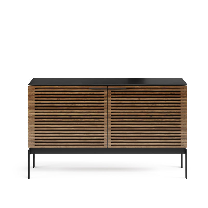 Corridor Media Console, Natural Walnut