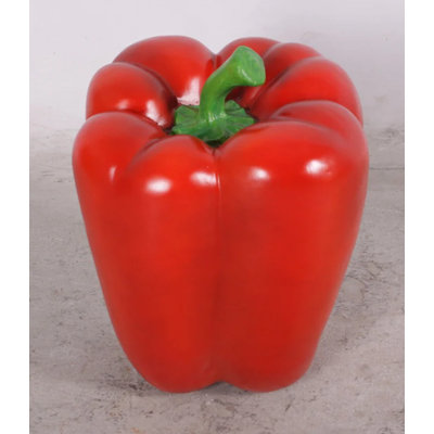 Babar Red Bell Pepper Statue