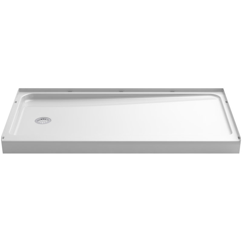 Ensemble™ 60" x 32" Left Hand Shower Base, White