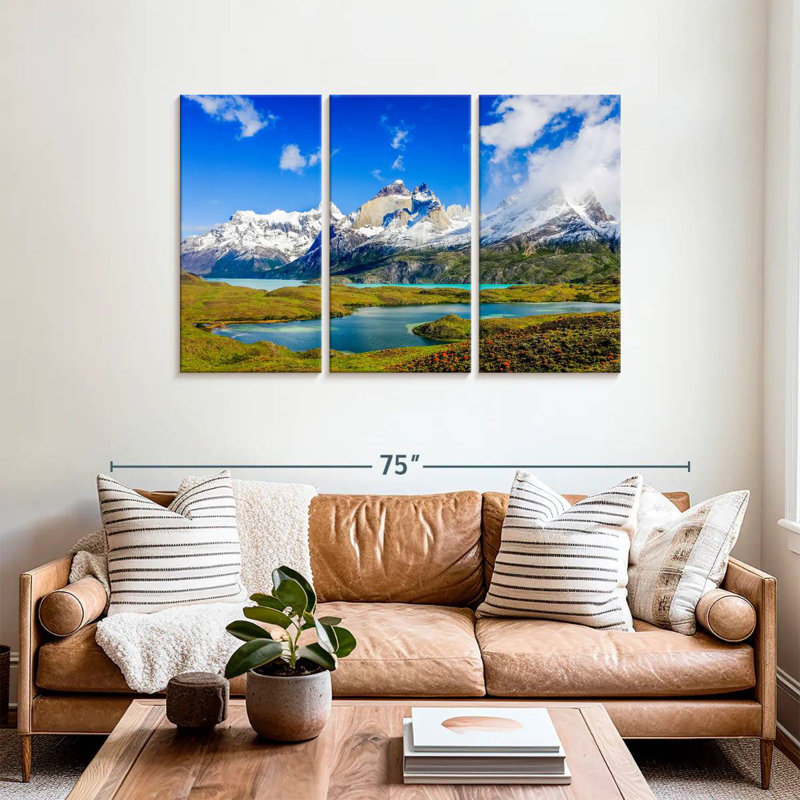 Alvord Breathtaking Torres Del Paine, 36" H x 57" W