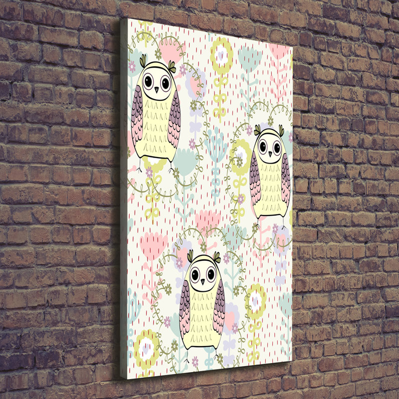 Owls - Wrapped Canvas Print