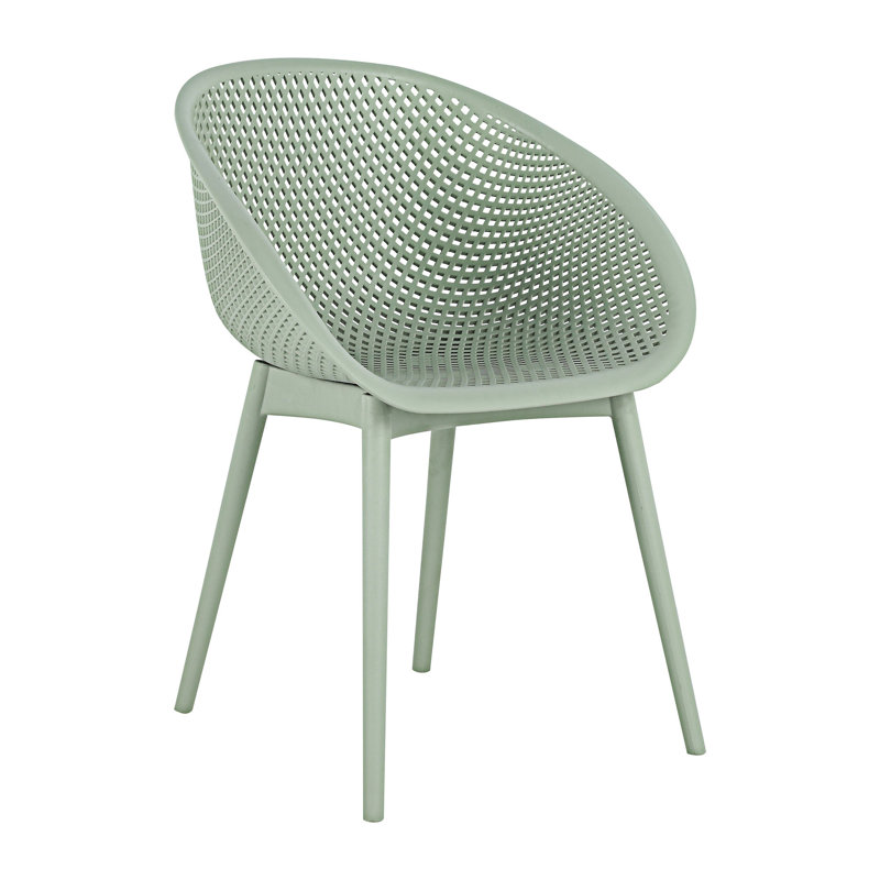 Ensemble de 2 chaises longues Modern, Vert pâle